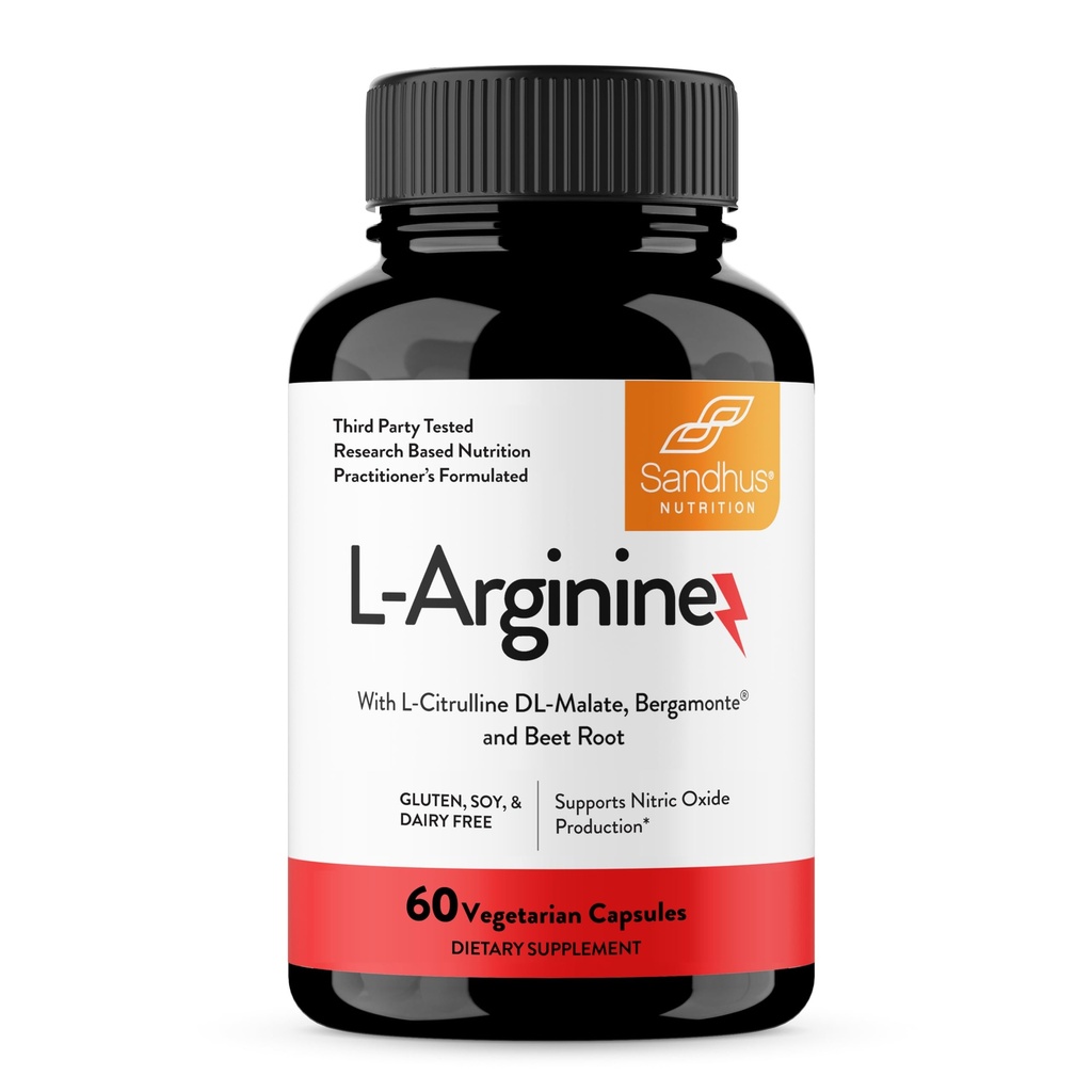 Sandhu's L-Arginine avec Précurseur à Oxyde Nitrique