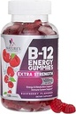B-12 Vitamin Energy Gummi 4500mcg - Extra Strength B12 Gummy Chewables for Energy Metabolism & Immune Support - Nahrungsergänzung für Frauen, Männer & Kinder - Non-GMO, Vegan, Berry Flavor - 120 Count