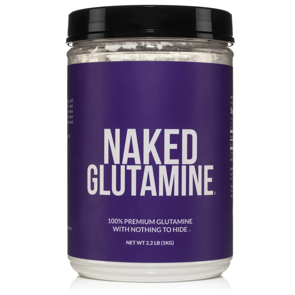 Reines L-Glutamin Made in The USA - 200 Servierungen - 1000g, 2.2lb Bulk, Vegan, Non-GMO, Gluten und Soy Free. Minimieren Sie Muskel Breakdown und verbessern Sie Proteinsynthese. Keine Zusatzstoffe