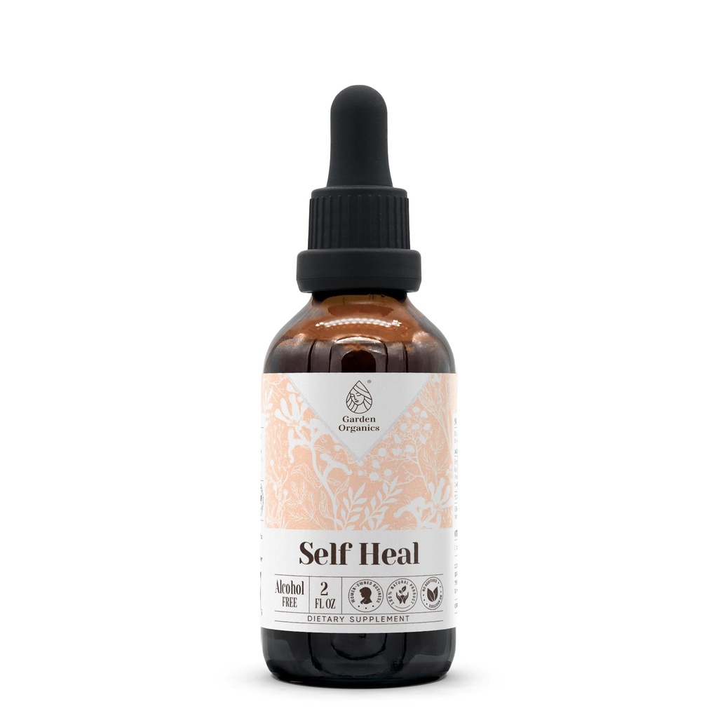 Self Heal Alcohol-Free Natural Tincture Extract, Immune System Booster, Liquid Drops Made from 100% (2 fl oz)