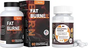 Fat Burner für Männer Frauen & Gut Gesundheit Cleanse Detox Kapseln, Appetit Suppressant, Stoffwechsel, Belly Fat Burning, Intestinal Cleanse