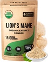 Numami Organic Lions Mane Mushroom Extract Powder (en anglais seulement) Double Extraction pour une puissance élevée (en anglais seulement) Dissolves facilement dans le café de thé quotidien ou le smoothie pour améliorer la fonction cognitive