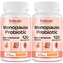 Menopause Ergänzungen für Frauen, 120 Billion CFU Probiotic, 13-in-1 Herbs & Botanicals Complex, für Hormon Menopause, Hot Flashes, Nachtschwärmer, Mood Swings, Schlafstörungen, Vegan, 120 Caps