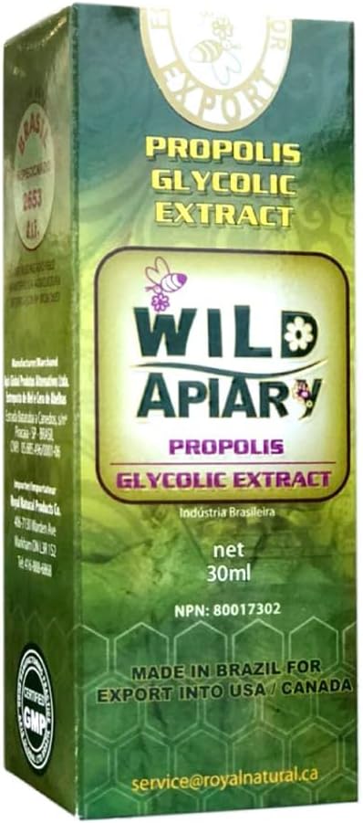 Propoli verde brasiliano liquido glicolico (non alcolico) estratto 30ml (1 bottiglia)