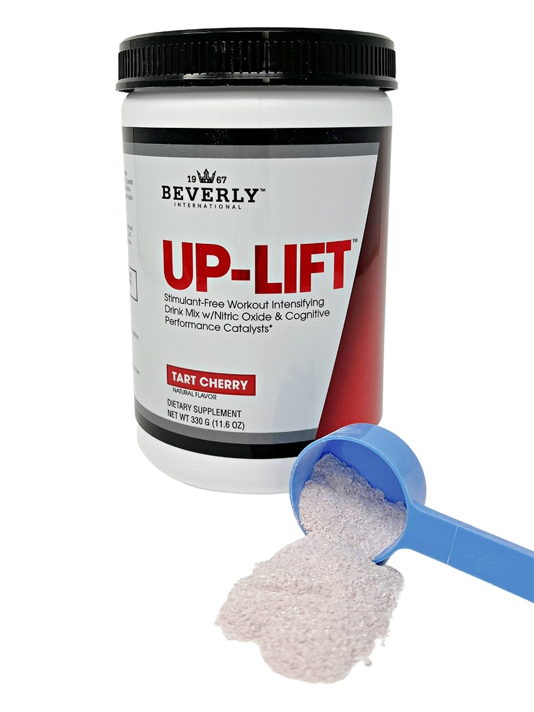 Beverly International Up-Lift Stimulant Kostenlose 330 Gramm. Workout Energy Drink Mix w/Nitric Oxide & Cognitive Performance Catalysts. UP Your Gaming. Beta Alanine, L-Citrulline, L-Tyrosin.