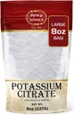 Citrate de potassium Spicy World en poudre 8 OZ - pur, végétalien, grade alimentaire, supplément de potassium en vrac