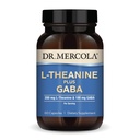 Dr. Mercola L-Theanine Plus GABA, 60 Kapseln, Non-GMO, Glutenfrei, Sojafrei