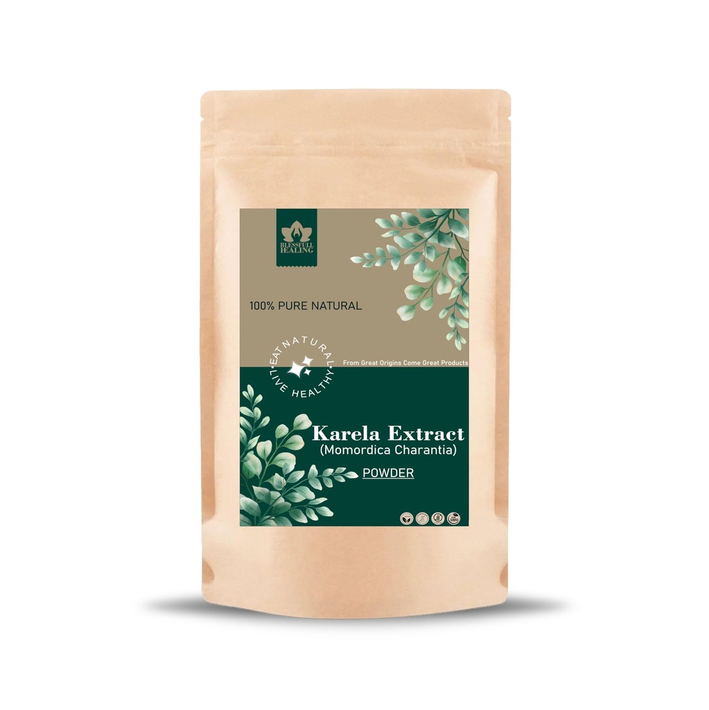 Blessfull Healing Karela Extract (Momordica Charantia) Powder 100% Pure Natural 100 Gram / 3.52 oz