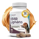 K9 Selezionare HMR Lignans per cani - Enhancer per il benessere generale, Supporto immunitario per cani - Norvegia Estratto di abete Sanità del cane olistico - Digestione, & Coat Care - Burro di arachidi, 20mg, 90 compresse