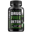 CANNA FIELD Detox and Liver Cleanse - USA Made - 5-Days Natural Toxins Remove – Best Pills to Pass Test - Premium Detox Supplement - 30 Capsules