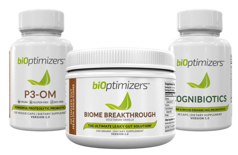 BiOptimizers The Ultimate Gut Health Stack - Schokolade, fördert und Levels Gut Health