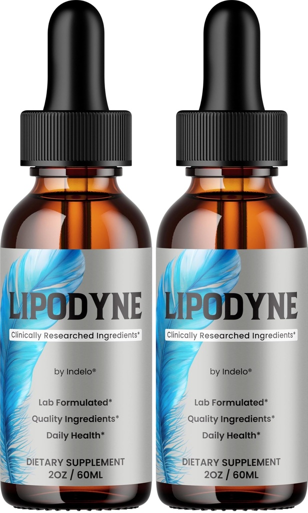 Lipodyne – Natural Liquid Dietary Blend for Daily Health Support (2 Bottle - 2 Month Supply)