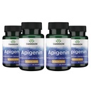 Swanson Apigenin-Bioflavonoide supplemento naturale di supporto della prostata-Metabolismo & Nerve supporto di salute-può sostenere sonno & Relax 90 caps, 50mg ogni 4 pacchetto