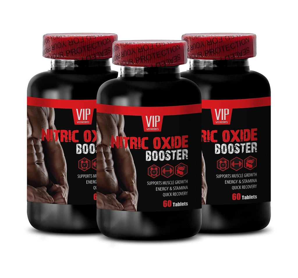 AAKG nitric oxide pump support - NITRIC OXIDE UNIQUE COMPLEX - GKG nitric oxide endurance blend, AKIC nitric oxide ATP synthesis, nitric oxide supplement for performance 3 Bottles 180 Tablets