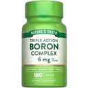 Nature's Truth Triple Action Boron Complex Supplement | 6mg | 180 Count | Vegan, Non-GMO & Gluten Free Mineral Support