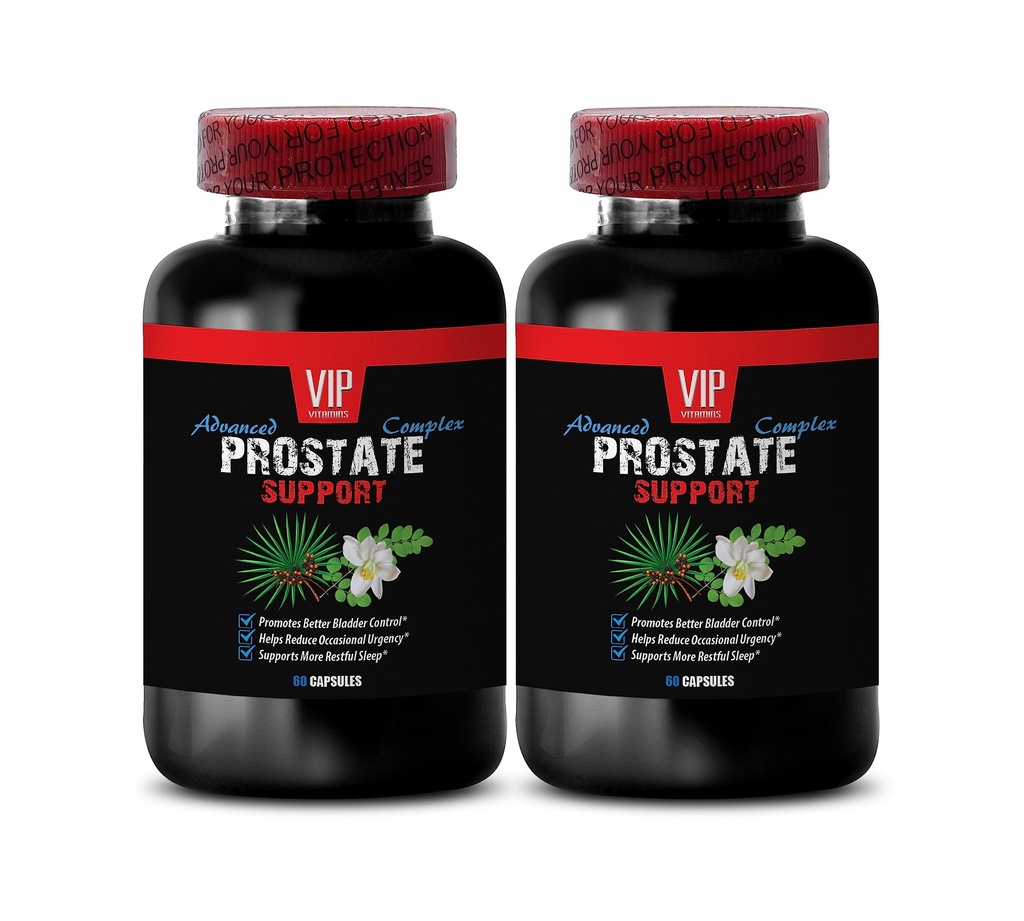 Saw Palmetto for Prostate - Prostate Support - Pygeum for Prostate Support, Red Raspberry for Wellness, Graviola Leaf for Balance, Green Tea for Prostate Wellness, Stinging 2 Bottles 120 Capsules