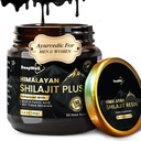 Extrait de résine chilajit biologique pur Himalayan pour hommes et femmes- 100% naturel Ashwagandha noir Pepper Shilajit résine pour hommes femmes or ayurvédique, acide sulfurique 85 + minéraux traces, 50 portions, 40 Grams