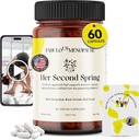 Fobulous Menopaus – Vegan Menopause Formula with Black Cohosh & B-Complex – Plant-Based Capsules with Recipes & Pilates Program