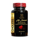 Premium Choless Control with Niacin | policosanol Herbal Supplement | Guggul Cayenne | Plant-Based Cholesterol & Lipid Wellness Support | 1 Bottle 60 Capsules