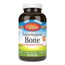 Carlson Nutra-Support Bone, Calcium, Magnesium, 180 Softgels | Vitamin D3; Bone Health; Calcium Absorption; Optimal Wellness
