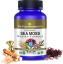 THE FOOD MOVEMENT CO. Sea Moss Master Formula con Burdock Root & Bladderwrack per Gut Health | Organic Vegan Supplement for Women & Men | Irish Sea Moss Blend for Optimal Well-Being (60)