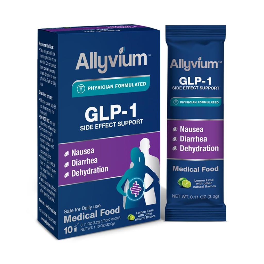 Nausea & Diarrhea GLP-1 Side Effect Support, 10 Single Serving Stick Packs