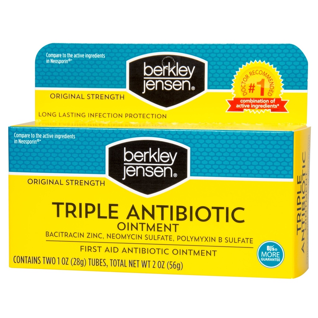 Berkley Jensen Triple Antibiotic Ointment, 2 pk./1 oz.