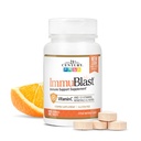 21st Century ImmuBlast Chewable, Citrus, Vitamin C 1000mg, 32 Count | ImmuBlast Chewable with Vitamin C 1000 mg Plus 13 Vitamins, Minerals & Herbs, Immune System Support, A Fast Immune Boost