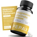 Triple Magnesium Glycinate Complex 300mg - 90 Vegan Capsules - High Absorption Magnesium Supplement with Malate, Sulfate, D3 & C, for Sleep, Muscle & Leg Cramps, Made in USA, Third-Party Tested