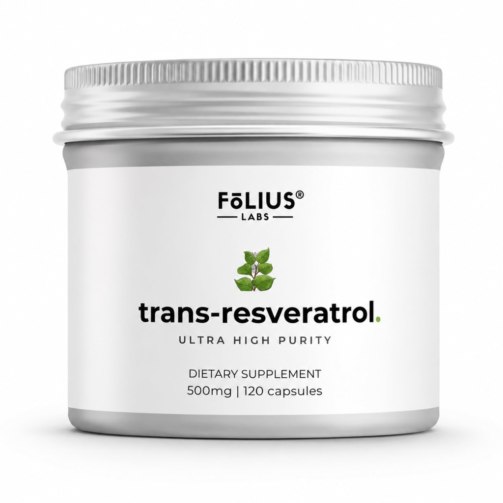 Capsule di resveratrolo ad alta purezza - 99% Trans-Resveratrolo - Estratto di nodo giapponese - Immunità di supporto, Support Aging sano - 120 Caps Reservatrol Supplement
