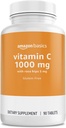 Basics - Vitamina C, 1000 mg con Rose Hips 5mg, 90 compresse (1 per porzione), Gluten Free