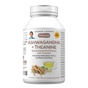ANDREW LESSMAN Ashwagandha + Theanine 60 Kapseln - Standardisierte Extrakt. Fördert Entspannung, Fokus und Balanced Mood. Kleine einfache Swallow Kapseln