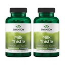 Swanson Thistle de lait (normalisé) - Supplément de soutien du foie à base de plantes avec 80% Silymarin - Formule naturelle aidant à maintenir la santé globale et le bien-être - (120 Capsules) (2 Pack)