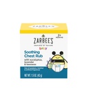 Rubin de poitrine apaisant bébé de Zarbee avec Eucalyptus et lavande, formule sûre et efficace sans pétrole, 1,5 once