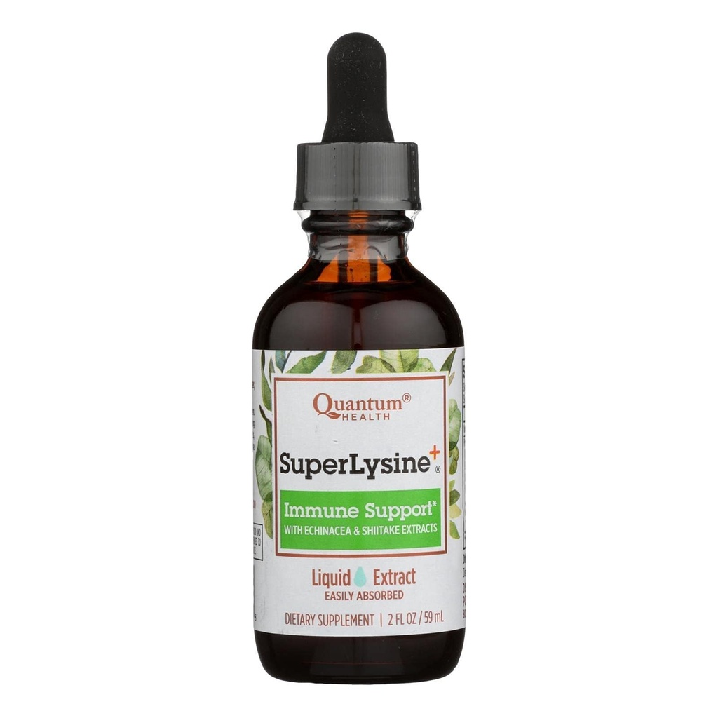 Acide quantique amino Super Lysine Plus Extrait liquide, 2 once - 3 par cas.
