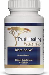Vrai Healing Naturals - Biota-Solve - Balance microbienne - Fournit l'équilibre à un microbiome perturbé - 60 Capsules