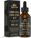 Trace Minerals Electrolytes Drops 2000 MG-Liquid Liposomal Fulvic Humic Acid Supplement (Complète) 85+ Trace Minerals-L'hydratation Détoxification (Détoxification) Énergie (Équilibre du pH) Digestion (Immunité) 2 Oz