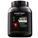 Chocolate Whey Protein Powder，24g Protein per Serving, Fast-Absorbing Concentrated whey Protein, Low Sugar, Gluten-Free, Natural Flavor, 3.5 lbs/56 oz