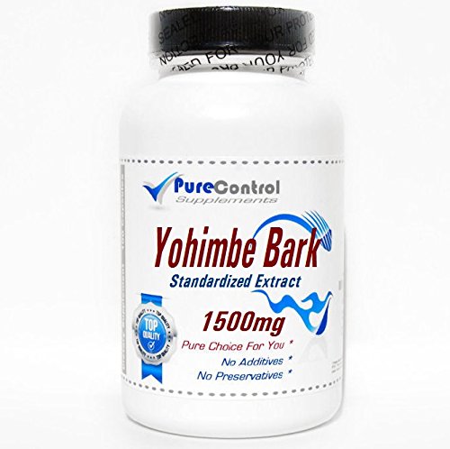 Yohimbe Bark estratto standardizzato 1500mg // 200 capsule // puro // da integratori PureControl