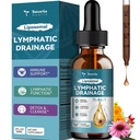 Drainage liposomique Lymphatique gouttes - Supplément de drainage lymphatique biologique de 11 en 1 avec racine de lard, Echinacea, Elderberry, Calendula, Cleavers Herb, Dandelion soutient la santé lymphatique 2 FL.OZ