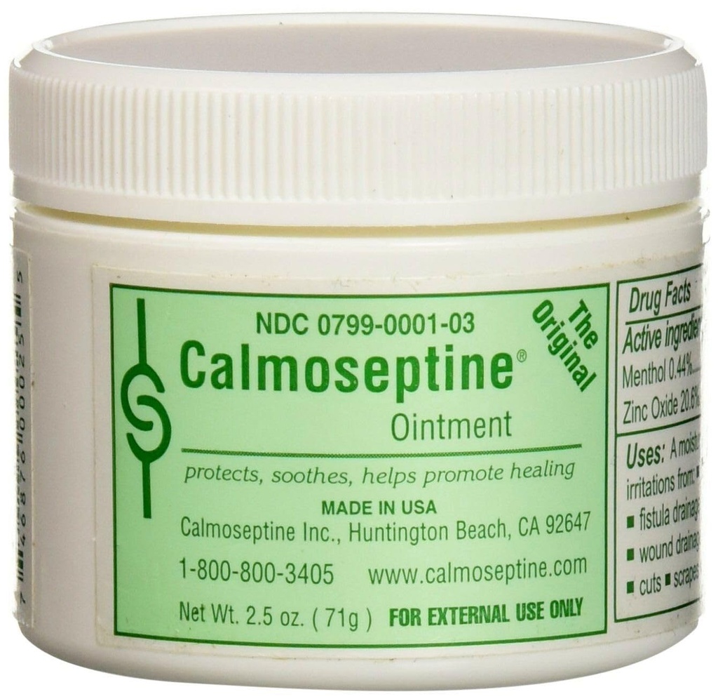 Calmoseptine Ointment - 2.5 Oz Jar Each