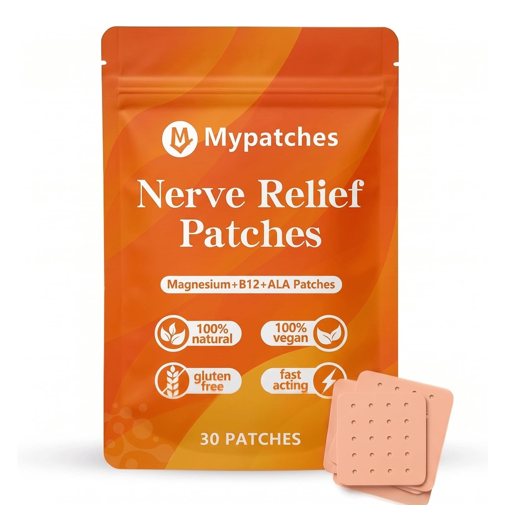 My Patches Nerve Patch, Nerve Relief Patches, Natural Ingredients for Daily Comfort, 30 Patch (1)