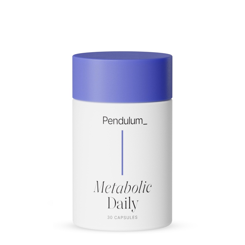 Pendulum Metabolic Daily - Multi-Strain Probiotic con Akkermansia muciniphila per sostenere il metabolismo e sostenere i livelli di energia - per le donne e gli uomini - 30 capsule (1 pacchetto)