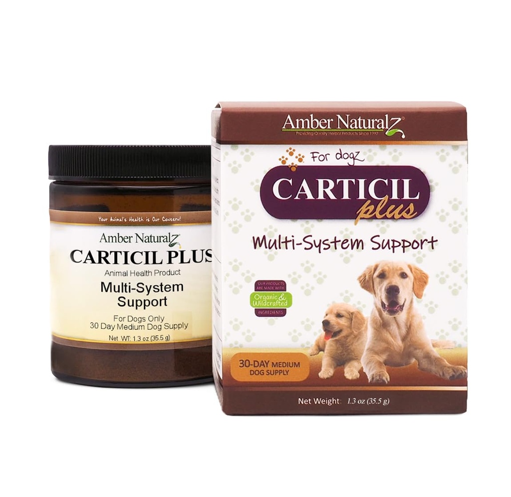 Amber NaturalZ Carticil Plus supplément à base de plantes pour les chiens