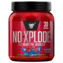 BSN N.O.-XPLODE Pre Workout Powder, Energy Supplement für Männer und Frauen mit Kreatin und Beta-Alanin, Geschmack: Blue Raz, 30 Portionen
