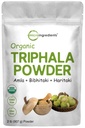 Micro Ingredients Organic Triphala Powder, 2 Pfund (Amla + Haritaki + Bibhitaki) | Indien Herkunft, pflanzliche Adaptogen Ergänzung, Unterstützt Colon & Immune Gesundheit | Vegan, No GMOS