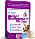 K9 Slim Dog Weight Loss Supplement, Natural Weight Management Dog Food Topper for Less Cravings, More Fat Burning and Energy, 2.14 oz Bag