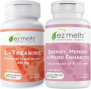 EZ Melts Essential Mood Bundle, senza zucchero, 1-2-Month di alimentazione