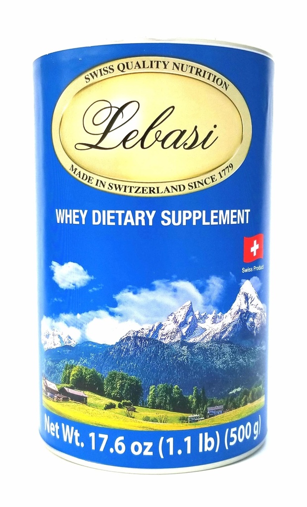 Lebasi Lactoserum Swiss Whey Supplement Powder Immune Support Suero de Leche 500 gr Two Pack | Immune Support, Suero de Leche, 500 gr