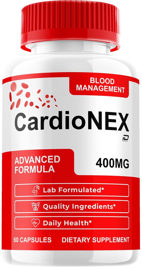 Cardio Nex Capsules – CardioNex Natural Blend Daily Health Supplement (1 Pack - 60 Capsules)